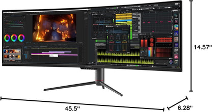 INNOCN 49 Inches Curved Gaming Monitor, 144Hz, HDR400, 32:9 - 49C1G