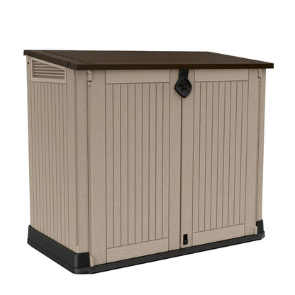 All-Weather Resin Storage Shed, Beige - 30 Cu. Ft.