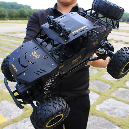 4DRC 1:12 RC Off-Road Truck 2.4G 4WD Dual Motors Metal Shell Black - 4DRC
