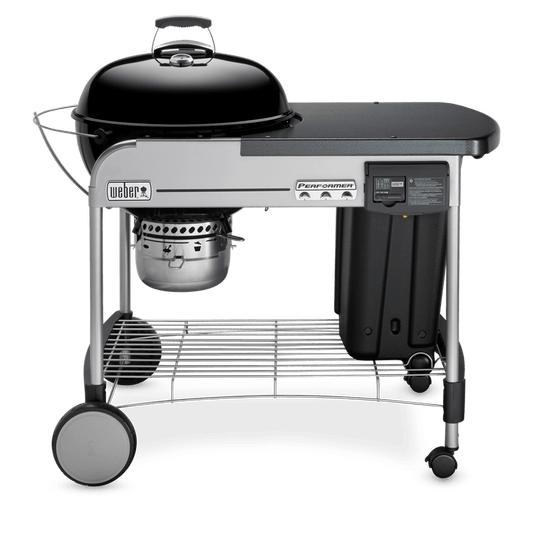 Weber Charcoal Grill, 22, Black - Performer Deluxe