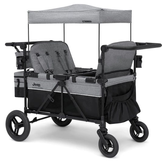 Jeep Wrangler Deluxe 4 Seater Stroller Wagon - Delta Children