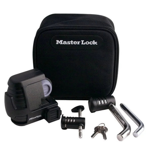 Master Lock Trailer Coupler/Hitch Pin Lock Set, Black, 1 Pc - 3794DAT