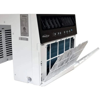 Soleus Air Hybrid Saddle Window Air Conditioner With WiFi, 8,000 BTU, White