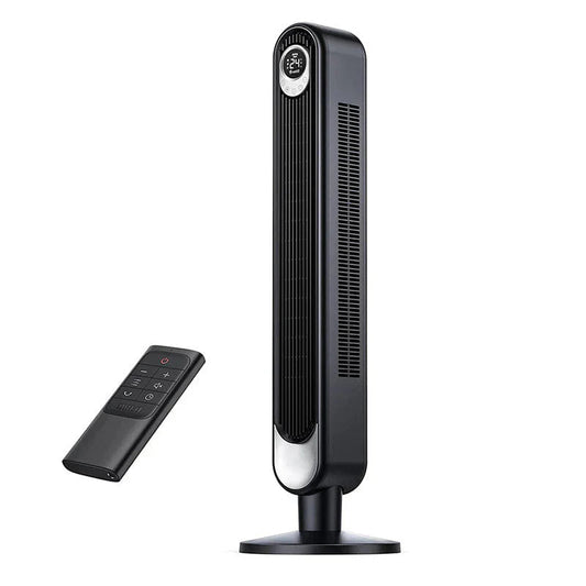 Bladeless Tower Fan With Remote, 106cm, 6 Speeds