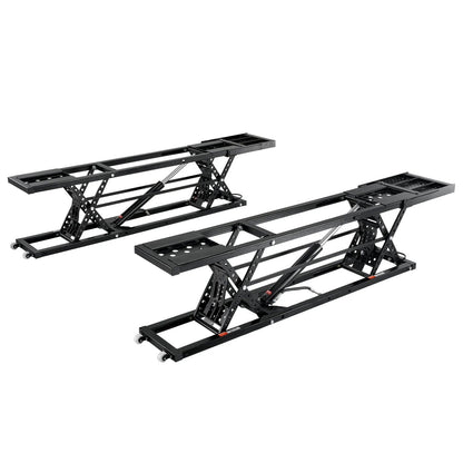 Portable Car Lift System 5000 LBS Carbon Steel Black - 9.06 inch-25.6 inch