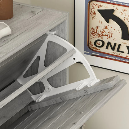 Modern Flip-Down Shoe Storage Cabinet