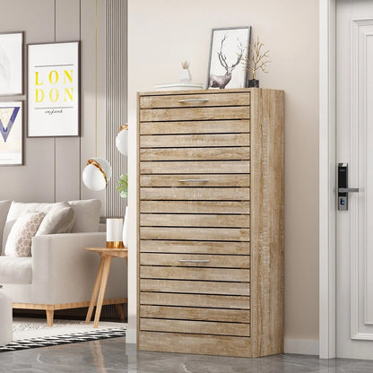 Modern Flip-Down Shoe Storage Cabinet