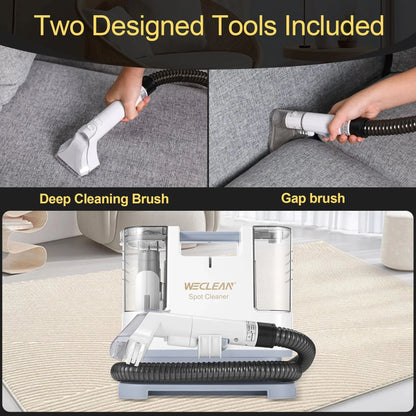 WECLEAN Portable Carpet And Upholstery Cleaner With 400W Motor - C1