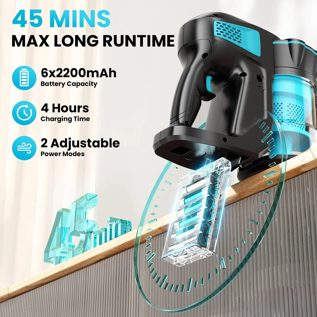 INSE 6-in-1 Cordless Stick Vacuum - V770