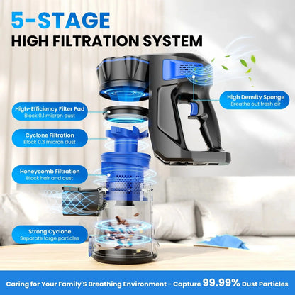 INSE 6-in-1 Cordless Stick Vacuum - V770