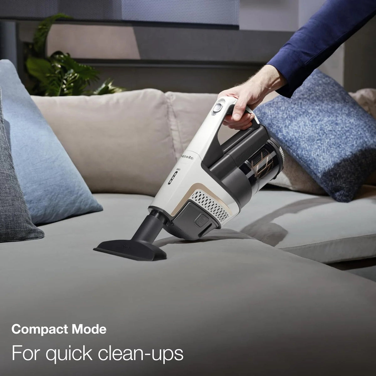 Miele Triflex HX1 Cat & Dog Cordless Bagless Stick Vacuum, Obsidian Black, 0.5 Liters - 11423900