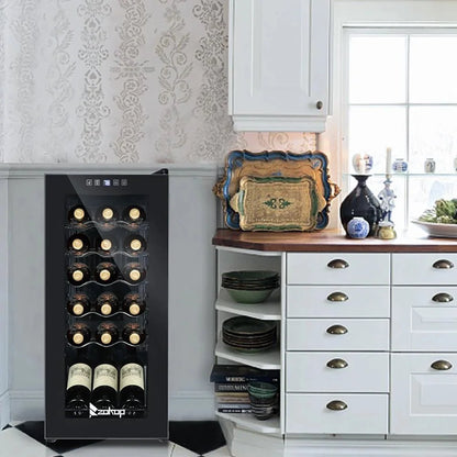 Ktaxon 18 Bottle Compressor Wine Cooler, 1.8 Cu.Ft, 52L - Freestanding