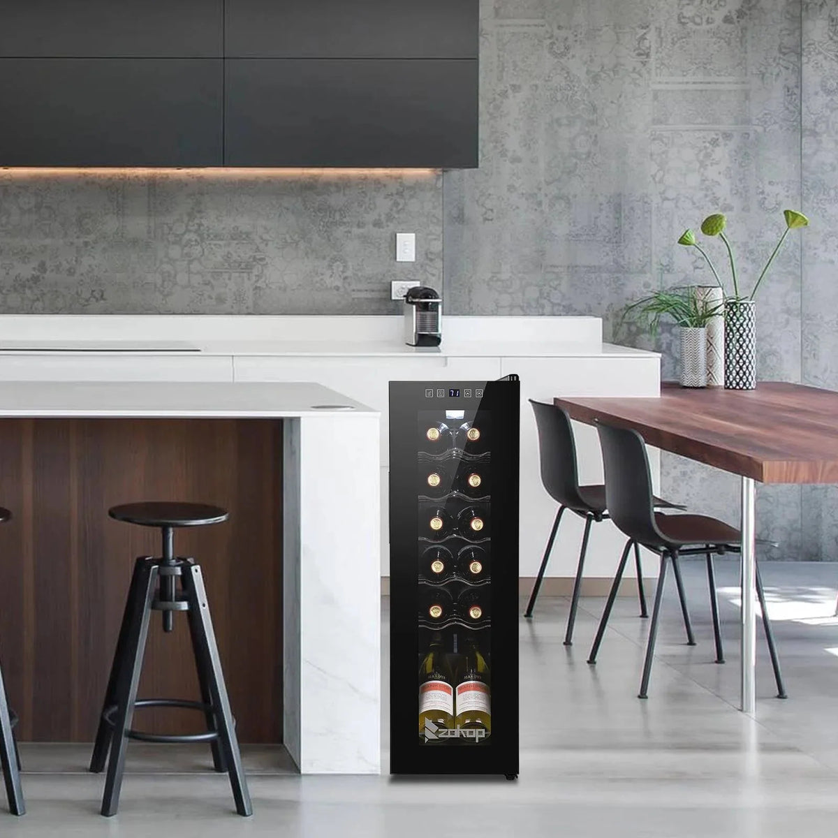 Ktaxon 18 Bottle Compressor Wine Cooler, 1.8 Cu.Ft, 52L - Freestanding