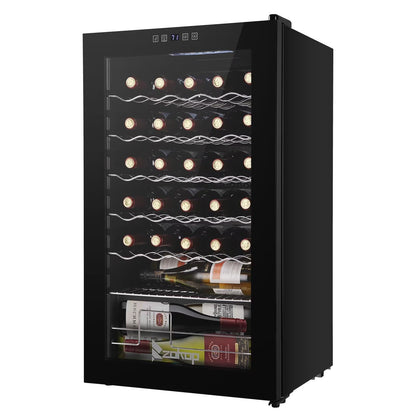 Ktaxon 18 Bottle Compressor Wine Cooler, 1.8 Cu.Ft, 52L - Freestanding