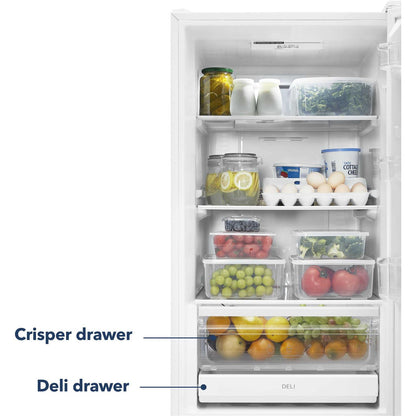 Insignia Bottom Mount Refrigerator 11.5 Cu. Ft. - White
