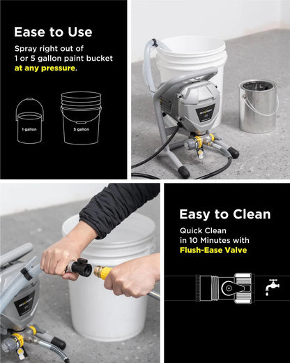 InoKraft Airless Paint Sprayer, Gray, 25-Feet Hose - MaXpray M1 IK01001
