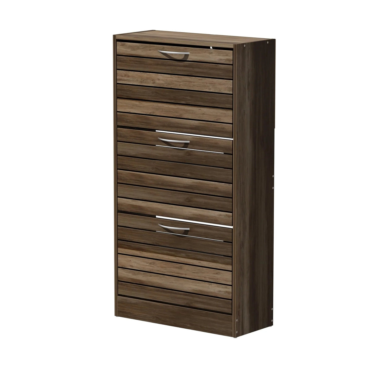 Modern Flip-Down Shoe Storage Cabinet