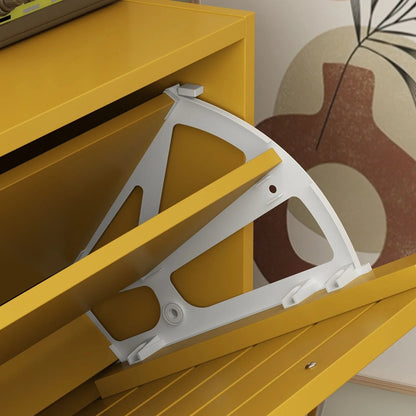 Modern Flip-Down Shoe Storage Cabinet