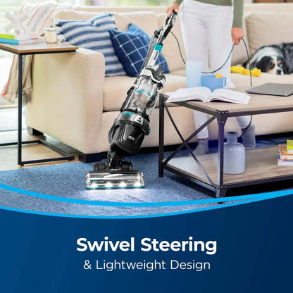 BISSELL PowerLifter Allergen Pet Rewind Upright Vacuum, Bagless, HEPA Filter, Black - 3404