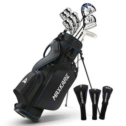 MaxKare Men's Regular 13-Piece Complete Golf Clubs Set With Stand Bag - Right-Handed