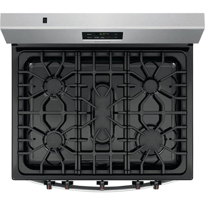Frigidaire 30 in 5 Burner Freestanding Gas Range In Stainless Steel - FCRG3052AS