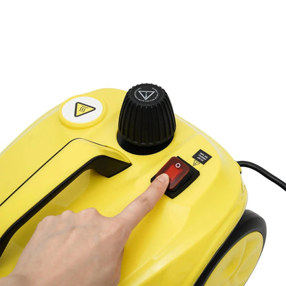 2000W 1.8L/60.87oz High-Pressure Handheld Steam Cleaner, Yellow - SE8620