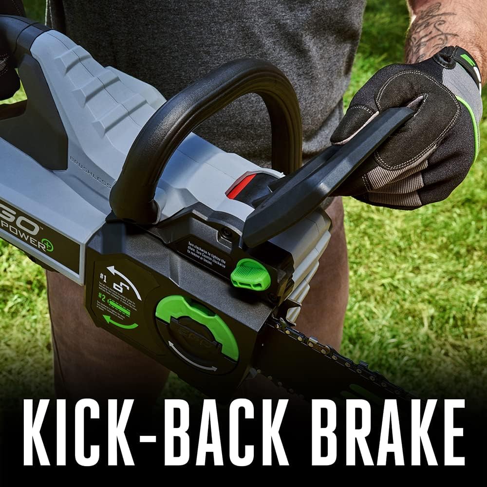EGO POWER+ 16 Inch 56V Battery Powered Chainsaw With 4.0Ah Battery And Charger - CS1613