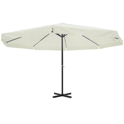 vidaXL Garden Parasol, Azure Blue Polyester With PA Coating, 196.9in x 118.1in