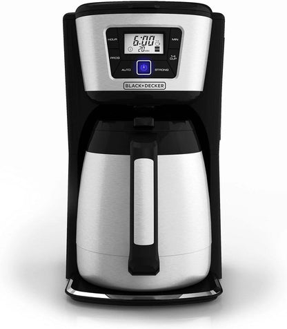 BLACK+DECKER 12-Cup Thermal Coffee Maker With Insulated Stainless Steel Carafe - CM2035B