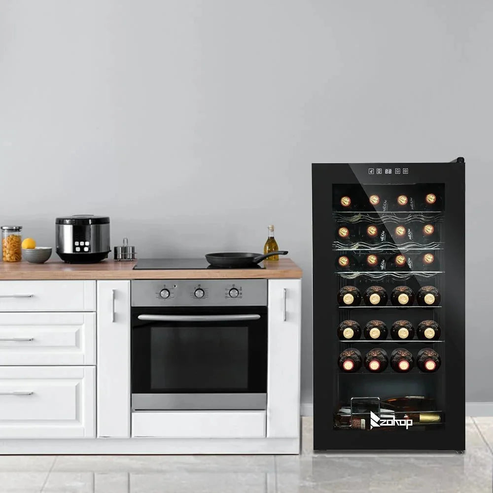 Ktaxon 18 Bottle Compressor Wine Cooler, 1.8 Cu.Ft, 52L - Freestanding