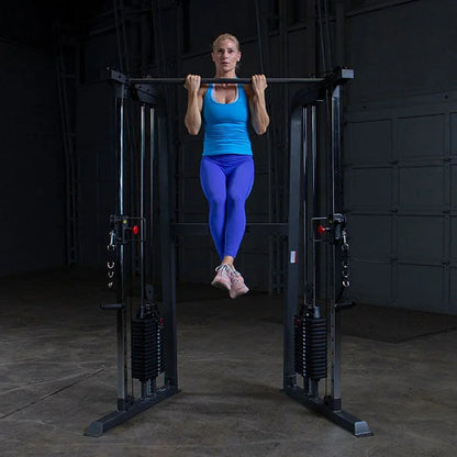 Body-Solid Powerline Functional Trainer Cable Machine, Dual 210 Lb. Weight Stacks - PFT100