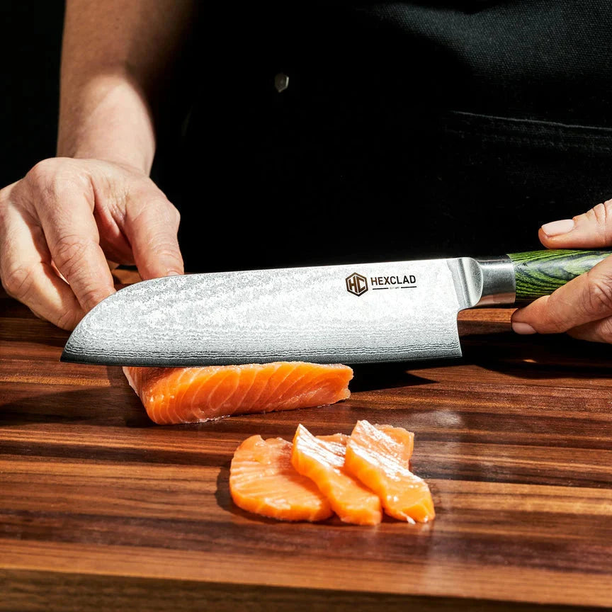 Damascus Steel Knife Set, 7pc