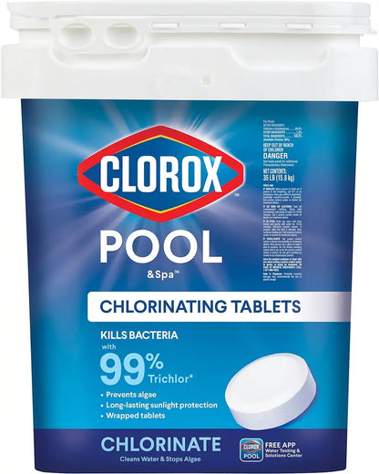Clorox Chlorinating Tablets 3-inch 35LB - 22035CLXW
