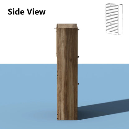 Modern Flip-Down Shoe Storage Cabinet