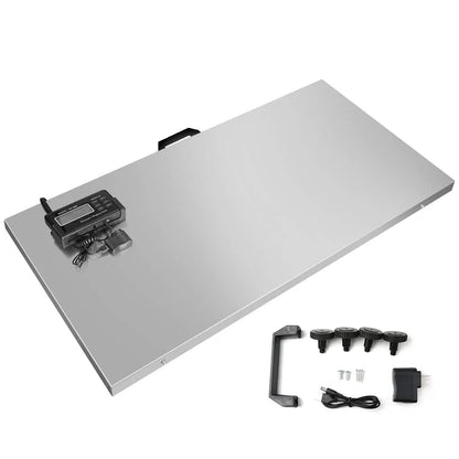 Digital Livestock Scale 1100 Lbs x 0.2 Lbs Stainless Steel Platform
