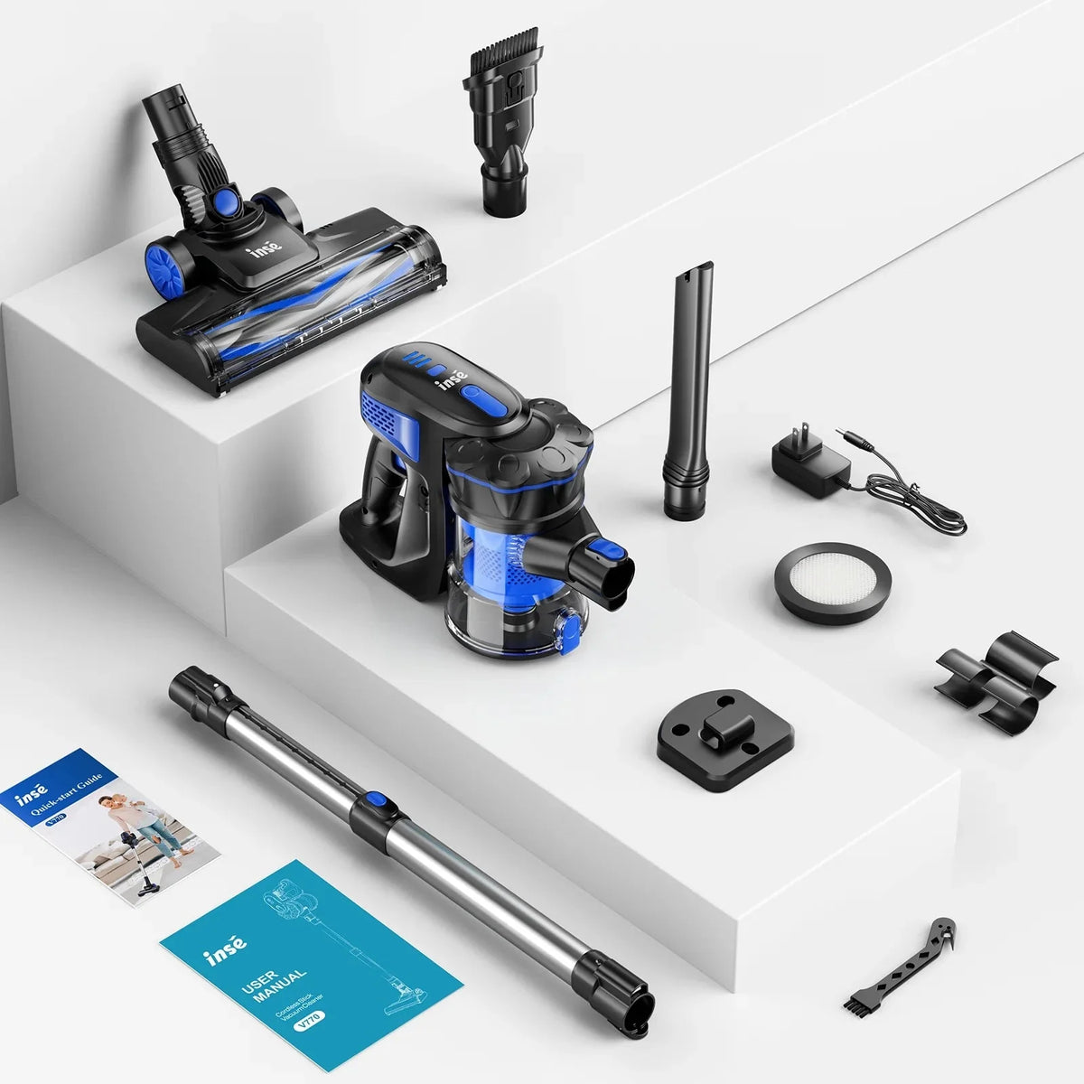INSE 6-in-1 Cordless Stick Vacuum - V770