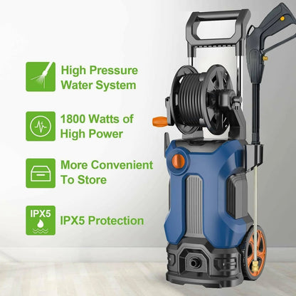 Electric Cold Water Pressure Washer 3800 PSI 2.8 GPM