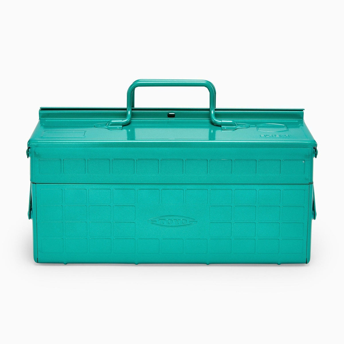 Toyo Steel Cantilever Tool Box, Green, 8.5h x 13.75w x 6.3d - ST-350