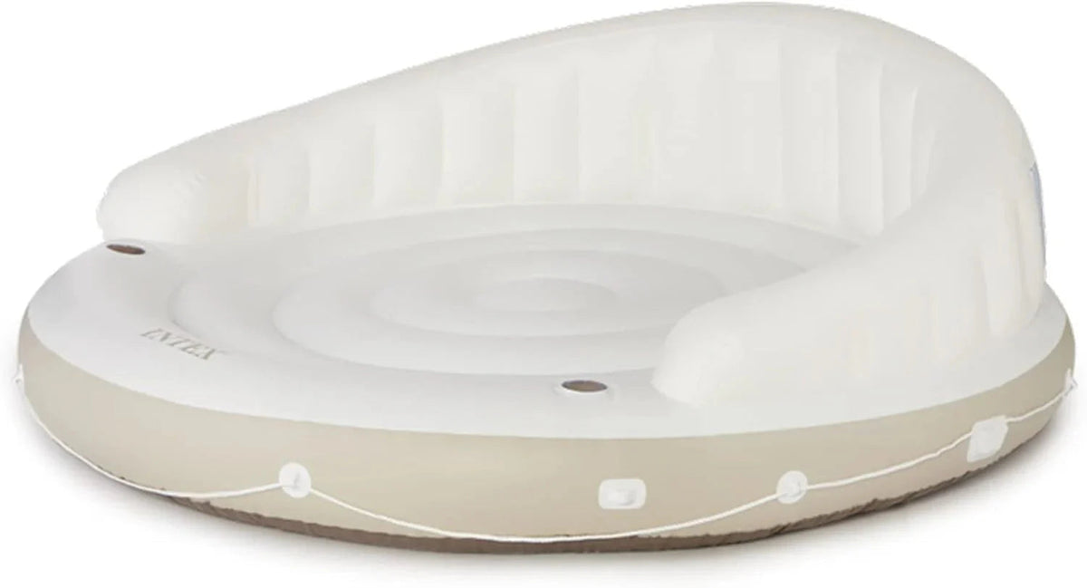 Intex Canopy Island Inflatable Pool Float, 78.5 x 59 inch, 440 lb Capacity - 58292EP