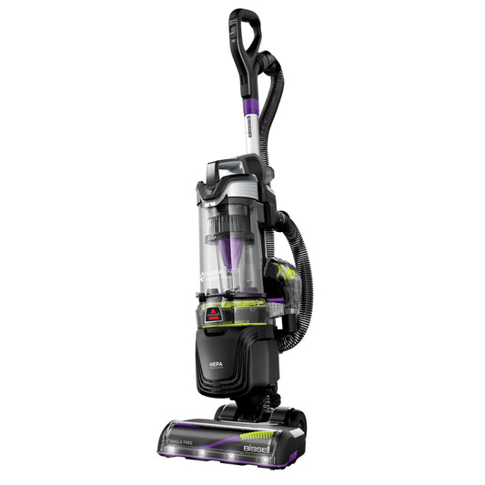 BISSELL PowerLifter Allergen Pet Rewind Upright Vacuum, Bagless, HEPA Filter, Black - 3404