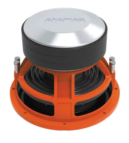 Avatar Tsunami 12 Inch Subwoofer, 6000W Peak, 1-Ohm, Orange, 4 Inch Voice Coil, Paper Cone - STU-1246-D1