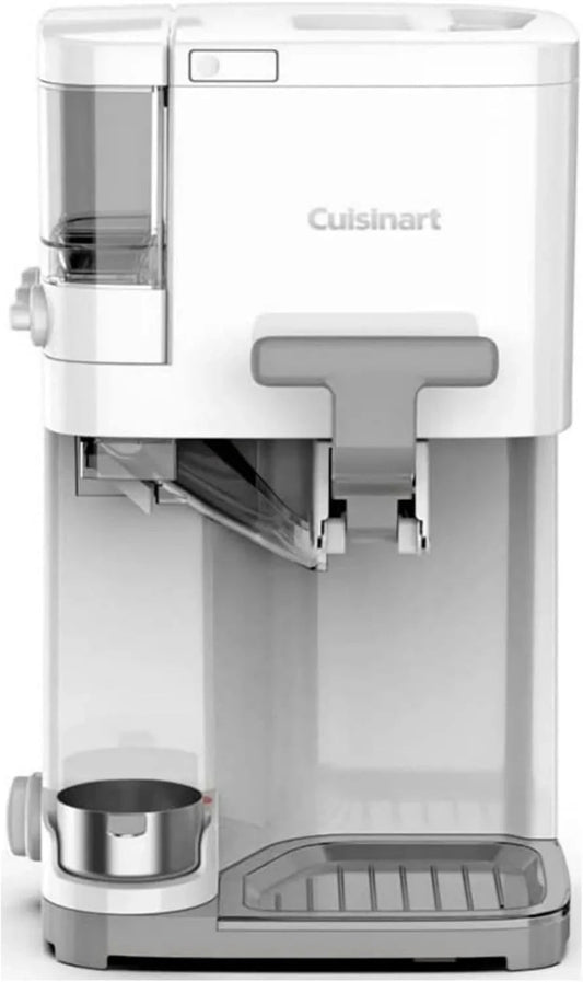 Cuisinart Soft Serve Ice Cream Maker, 1.5 Quarts, White - ICE-48