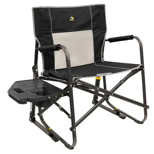 GCI Outdoor Rocking Chair With Side Table, 400 lb Capacity - Freestyle Rocker XL