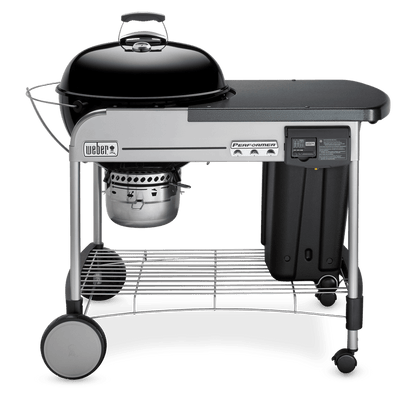 Weber Charcoal Grill, 22, Black - Performer Deluxe