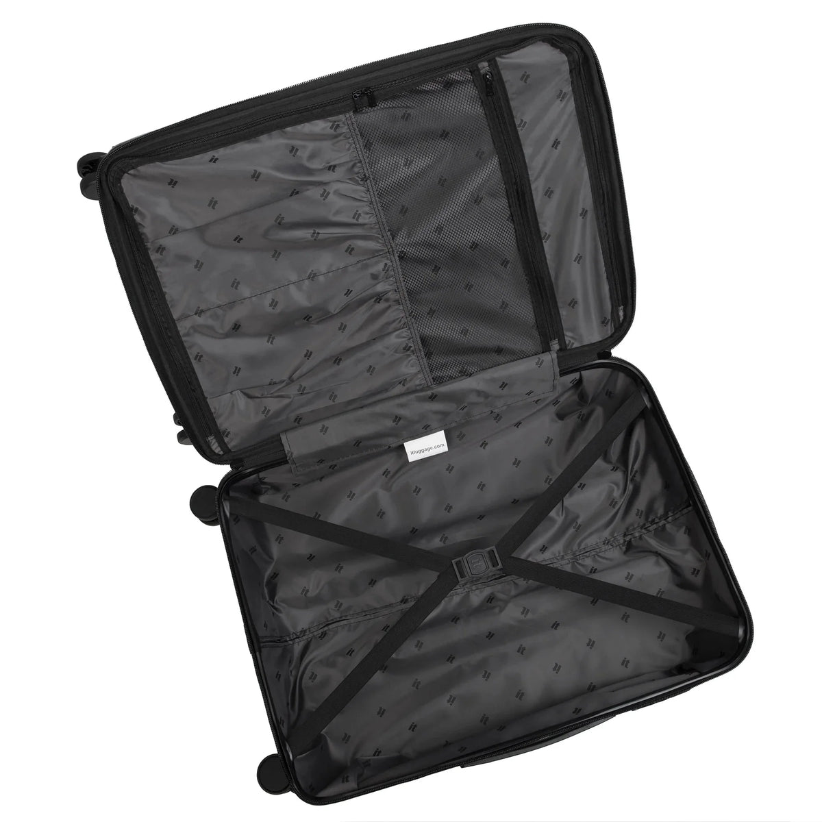 it luggage Legion 28 in Hardside Checked 8 Wheel Expandable Spinner Luggage, Asphalt Black