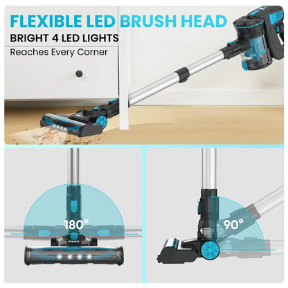 INSE 6-in-1 Cordless Stick Vacuum - V770