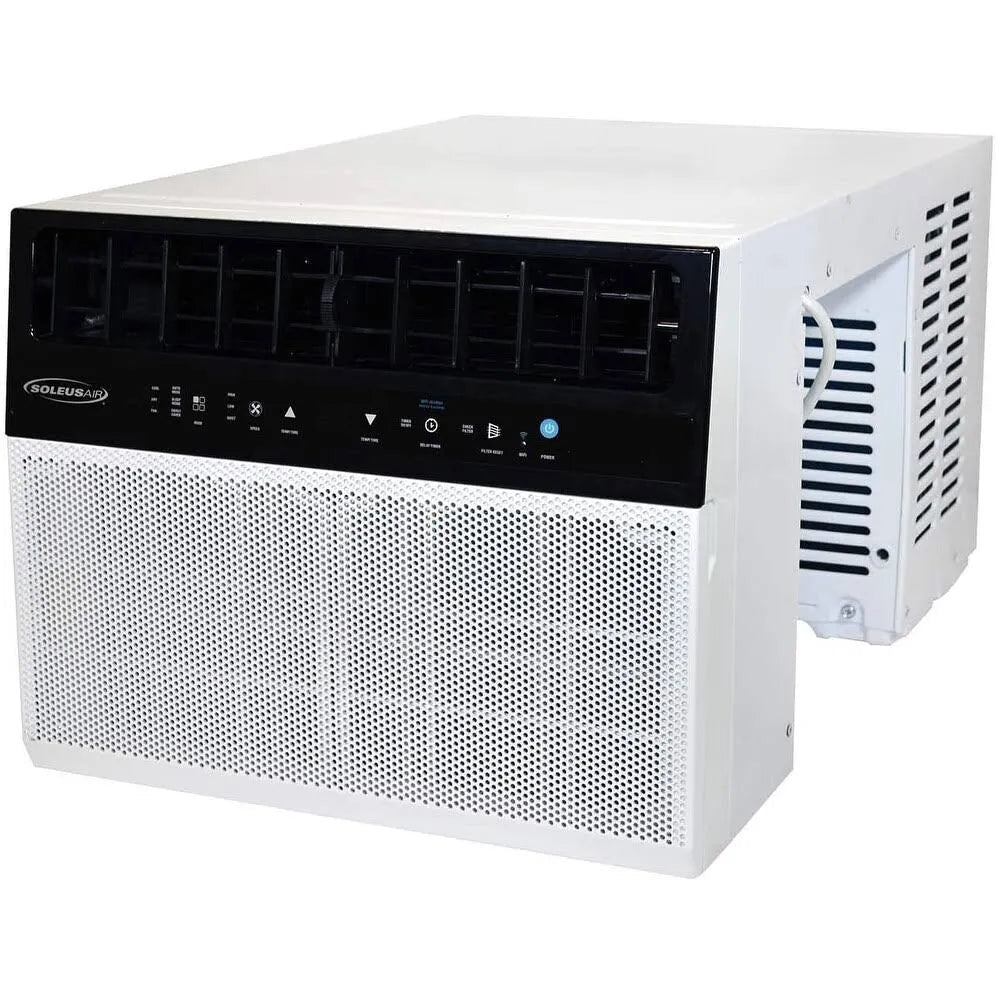 Soleus Air Hybrid Saddle Window Air Conditioner With WiFi, 8,000 BTU, White