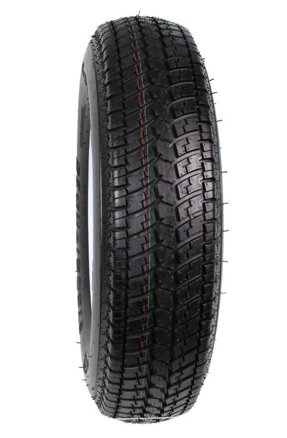 Trailer Tires On Rims ST205/75D15 Load Range C 5 Hole White Spoke - 2-Pack