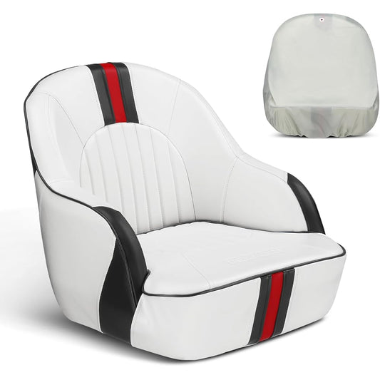 Waterproof Boat Captain Bucket Seat With Cover