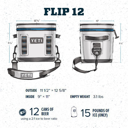 Portable Soft Cooler, 12 Cans Capacity